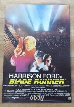 Blade Runner 1982 Italian One Sheet Original Movie Poster VG+