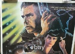 Blade Runner (1982) Linen Backed -original Us 1 Sheet Nss Movie Poster Rolled Nm
