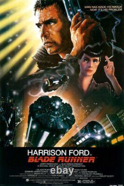 Blade Runner (1982) Movie Poster, Original, SS, Unused, NM, Folded