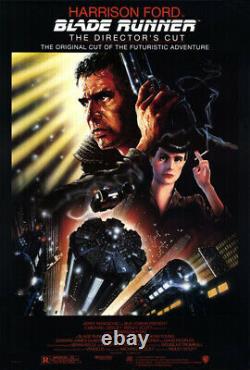 Blade Runner (1982) Movie Poster R. 1992, Original, DS, Unused, NM, Rolled
