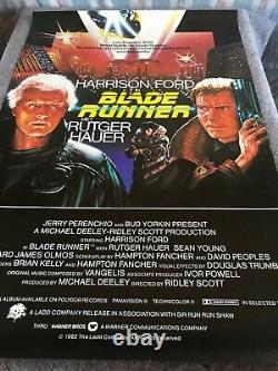 Blade Runner 1982 Orig Rolled Dutch Movie Poster (f/vf-) Harrison Ford Very Rare