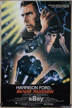 Blade Runner 1982 Original Movie Poster One Sheet Rolled Near Mint