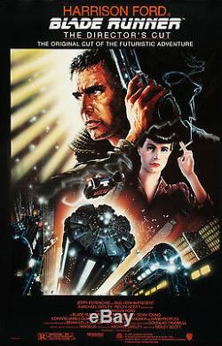 Blade Runner (1982) Original Movie Poster R-1992 Director's Cut Rolled 2-sided