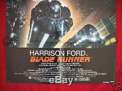 Blade Runner 1982 Original Movie Poster Star Wars' Harrison Ford Nss Issue Nm-m