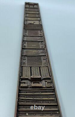 Blade Runner 1982 Tyrell Building Model Miniature Panel Strip Movie Prop With COA