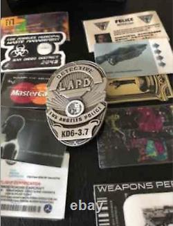 Blade Runner 2019 Deckard & 2049 Officer K Badges Wallets & Free SETS of Cards