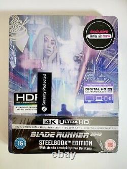 Blade Runner 2040 Steelbook 4K, 3D, Blu Ray Sealed Mint UK Import Ships in Box