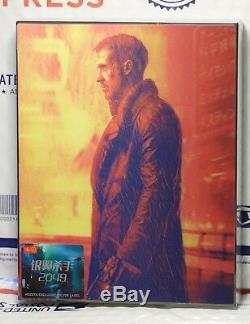 Blade Runner 2049 3d+2d Blu-ray Double Lenti Slip Steelbook! Hdzeta+300! Rare