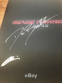 Blade Runner 2049 Autographed 12x18 Photo Dave Bautista Denis Villeneuve