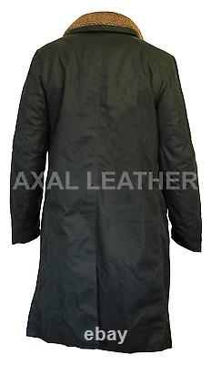 Blade Runner 2049 Coat Ryan Gosling Officer K Black Cotton Trench Long Jacket