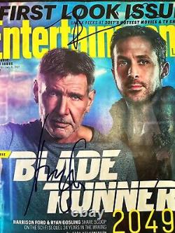 Blade Runner 2049 Entertainment Weekly Harrison Ford & Ryan Gosling Signed