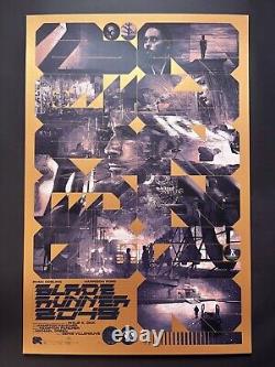 Blade Runner 2049 / Krzysztof Domaradzki screenprint alternative movie poster