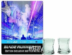 Blade Runner 2049 Limited Edition-SteelBook 3D & 2D Blu-ray & 2 Whiskey Glasses