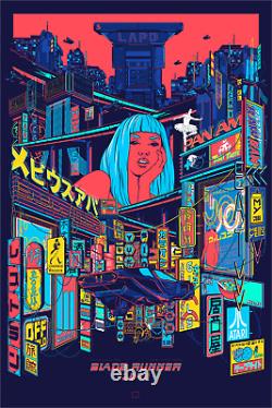 Blade Runner 2049 Limited Screen Print with Fluorescent Ink 16 x 24
