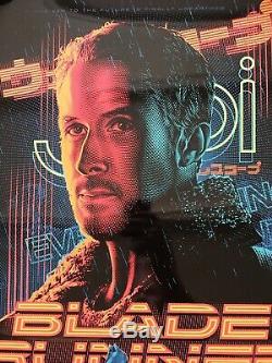 Blade Runner 2049 Movie Poster Black Foil Variant Art Print Tracie Ching mondo