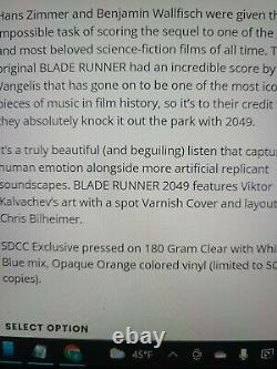 Blade Runner 2049 Original Motion Picture Soundtrack 2XLP SDCC Jacket Damage