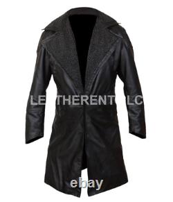 Blade Runner 2049 Ryan Gosling (Officer K) Fur Leather Black Long Coat