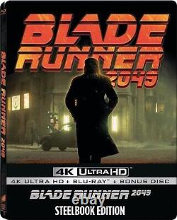 Blade Runner 2049 Steelbook (4K UHD + Blu-ray, EU Import, Region Free) NEW