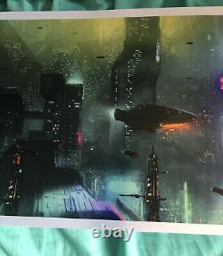 Blade Runner 2049 foil variant giclee print by Pablo Olivera NT Mondo #/75