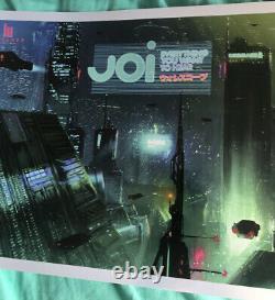 Blade Runner 2049 foil variant giclee print by Pablo Olivera NT Mondo #/75