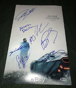 Blade Runner 2049 signed poster X8 Ryan Gosling Ana De Armas Robin Wright BAS