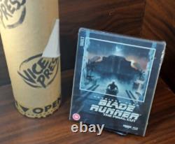 Blade Runner 4K Steelbook Film Vault U. K IMPORT +VICE Poster-NEW-Free Shipping