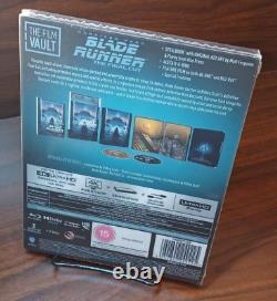 Blade Runner 4K Steelbook Film Vault U. K IMPORT +VICE Poster-NEW-Free Shipping