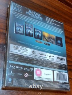 Blade Runner 4K Steelbook Film Vault U. K IMPORT +VICE Poster-NEW-Free Shipping