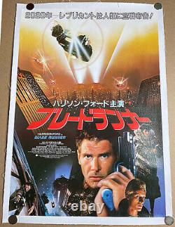 Blade Runner!'82 H. Ford Classic Original Japanese B2 Linen Backed Film Poster