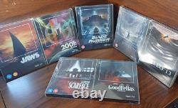 Blade Runner/Apollo 13/Goodfellas/Scarface/Shawshank/2001 Space/Jaws Steelbooks