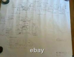Blade Runner B&W COPY of original construction blueprint #20 Deckhard's Vehicle
