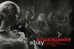 Blade Runner Black & White Variant Screenprint Movie Poster Aaron Lea 36x24 x/10