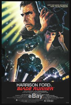 Blade Runner Bladerunner Harrison Ford Ridley Scott 1982 1sheet Near Mint Rolled
