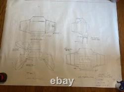 Blade Runner COPY of original construction blueprint #26 Interior Spinner