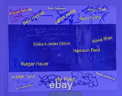 Blade Runner Cast & Crew Signed Photo, 8x10- RARE