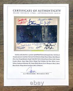 Blade Runner Cast & Crew Signed Photo, 8x10- RARE