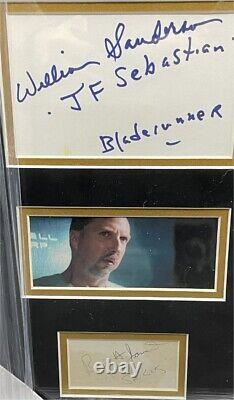 Blade Runner Cast Framed Autographed Cuts Harrison Ford Sean Young Hauer +8 JSA