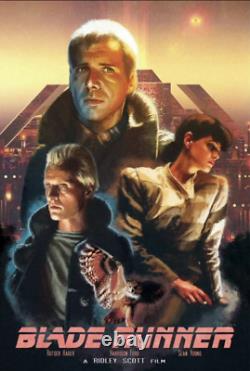 Blade Runner Deckard Rachael Roy Movie WARM Poster Giclee Print Art 16x24 Mondo