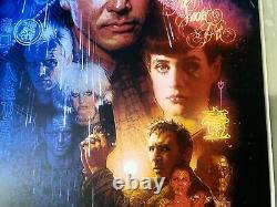 Blade Runner Drew Struzan Ltd. Ed. SIGNED 24 x 36 Print Harrison Ford NEW