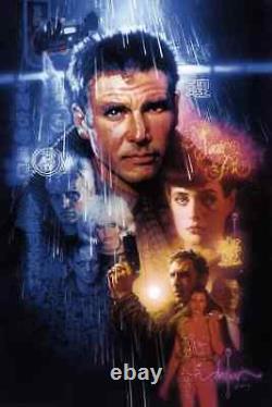 Blade Runner Drew Struzan Ltd. Signed 24 x 36 Print Harrison Ford Poster AP