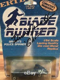 Blade Runner ERTL Bryants Police Spinner Signed By Edward James Olmos GAFF