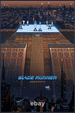 Blade Runner Final Chess Game by Laurent Durieux Ltd x/1100 Print Mondo MINT Art