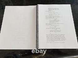 Blade Runner Full Movie Screenplay Signed by Ridley Scott withCOA PSA DNA