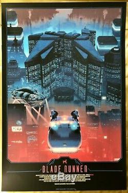 Blade Runner Glow in the Dark Movie Print by Matt Fergusun Bottleneck Limited