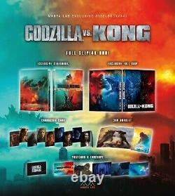 Blade Runner + Godzilla Vs. Kong Manta Lab 4k+2d Steelbook Full Slip