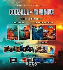 Blade Runner + Godzilla Vs. Kong Manta Lab 4k+2dsteelbook Lenticular Full Slip