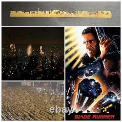 Blade Runner Hades Landscape 10.5 Brass Piece- Movie Prop Propstore COA