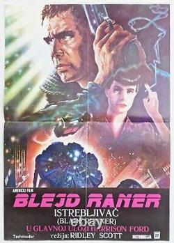 Blade Runner Harrison Ford 1982 Rutger Hauer Sci-fi Rare Yugoslavia Movie Poster