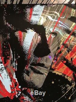 Blade Runner Harrison Ford Foil Art Print Poster Movie Mondo Blunt Graffix Rare