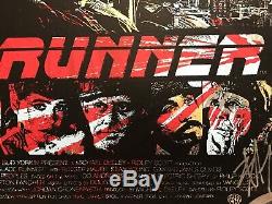 Blade Runner Harrison Ford Foil Art Print Poster Movie Mondo Blunt Graffix Rare